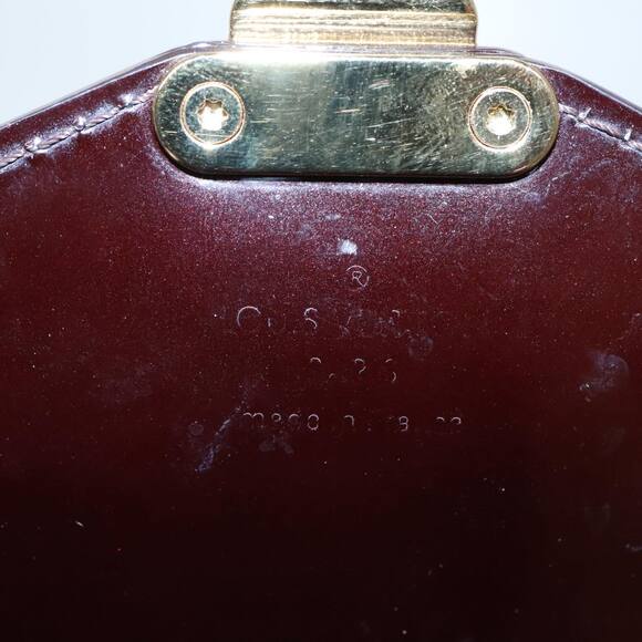 LOUIS VUITTON Monogram Vernis Monceau BB Bag Amarante M91580 - Picture 10 of 16